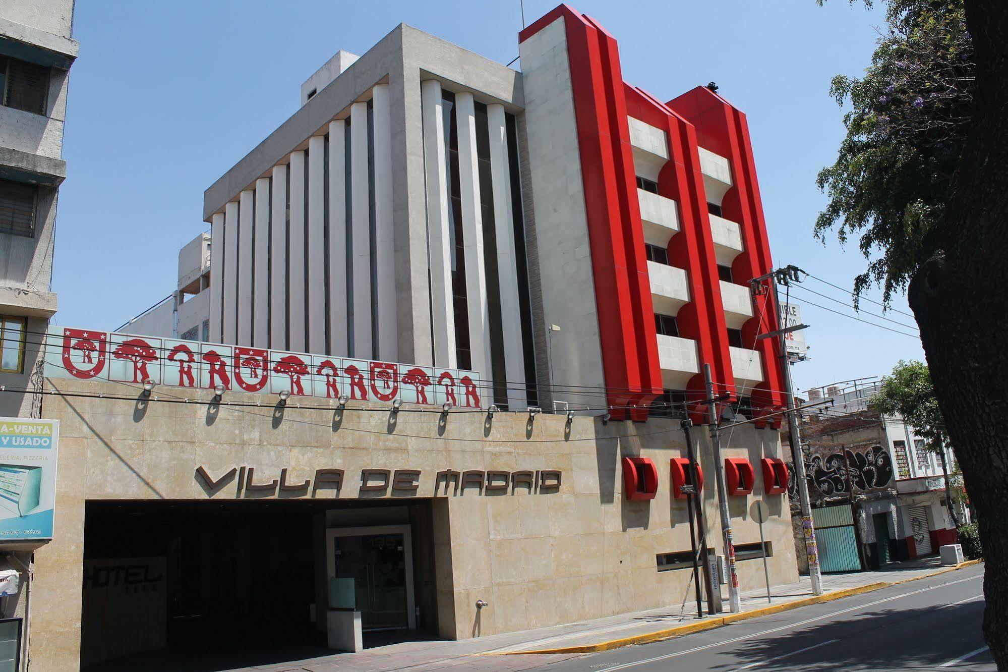 Hotel Villa De Madrid Mexico City Exterior photo